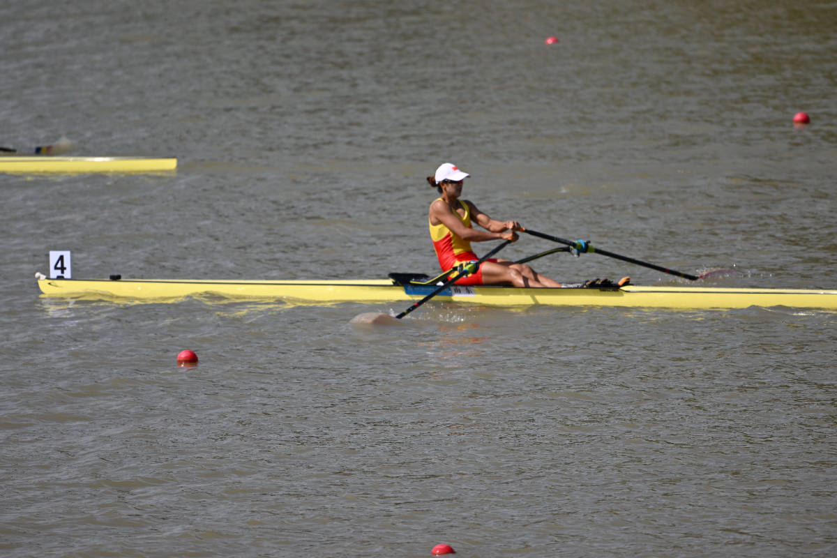 图集|十五运赛艇女子单人双桨决赛,鲁诗雨获银牌